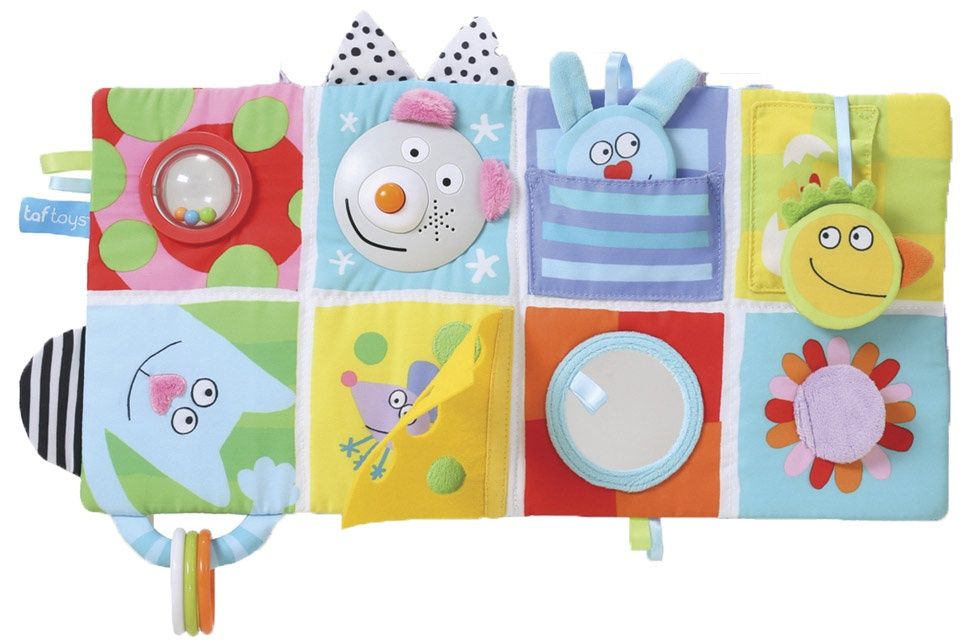 Soft toy with activities, Taf Toys, For cot, 44 x 24 x 4 cm
