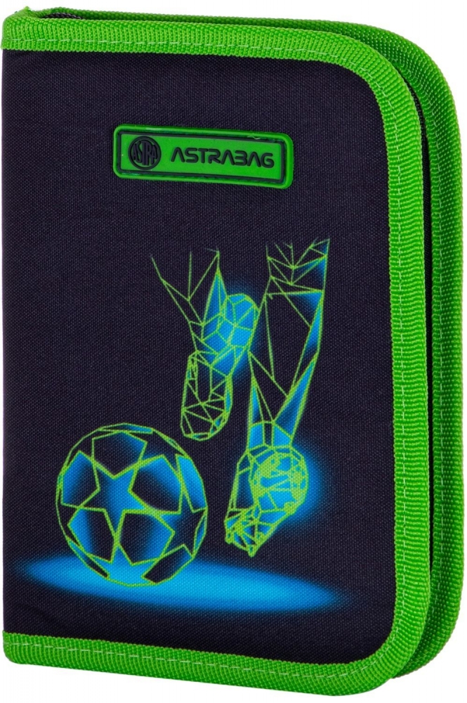 School kit with accessories, Astra, Football, 20 x 14 x 3.5 cm
