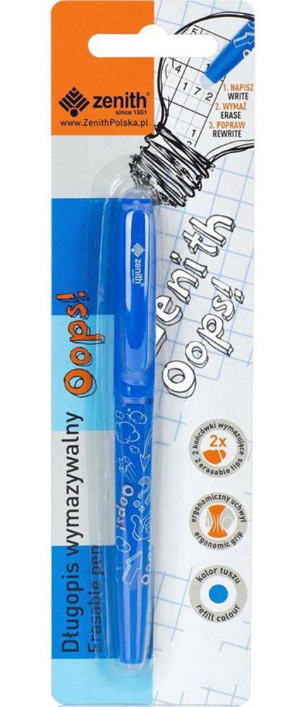 Erasable pen, Astra, OOPS, Blue