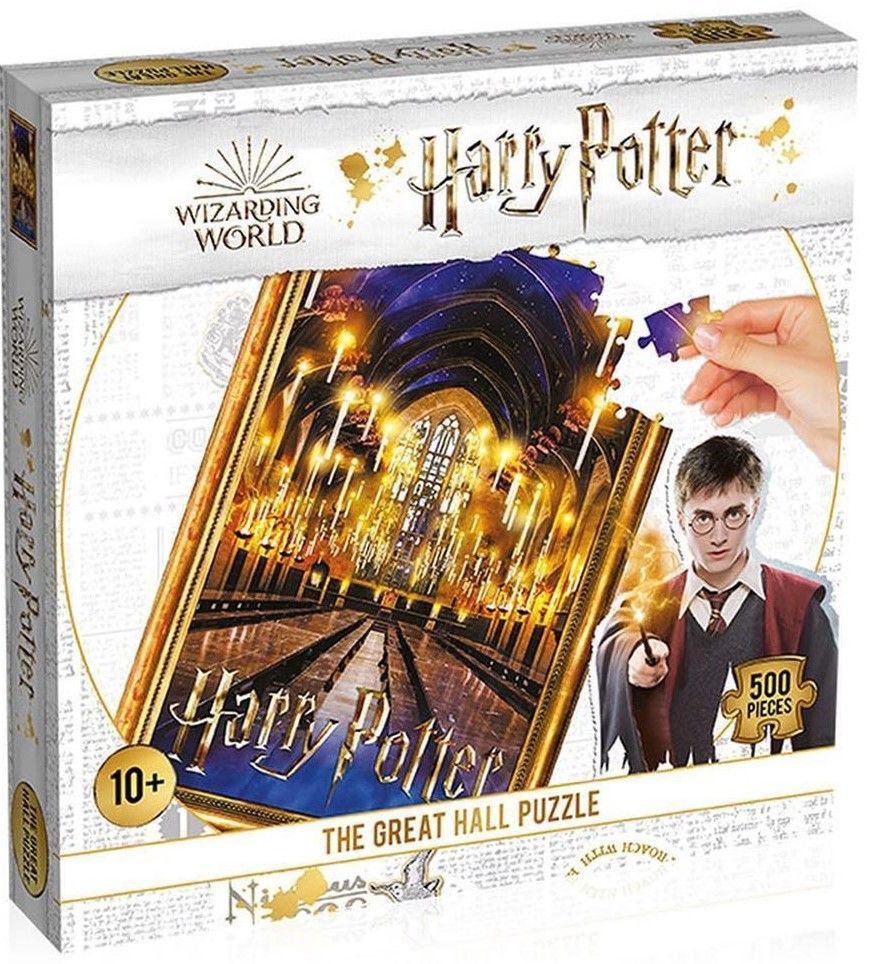 Puzzle, Winning Moves, Harry Potter, The Great Hall, 500 pieces