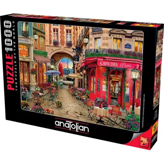 Puzzle, Anatolian, Cafe in Paris, 1000 pieces