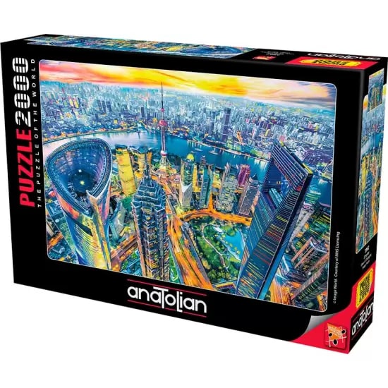 Puzzle, Anatolian, View over Shanghai, 2000 pieces