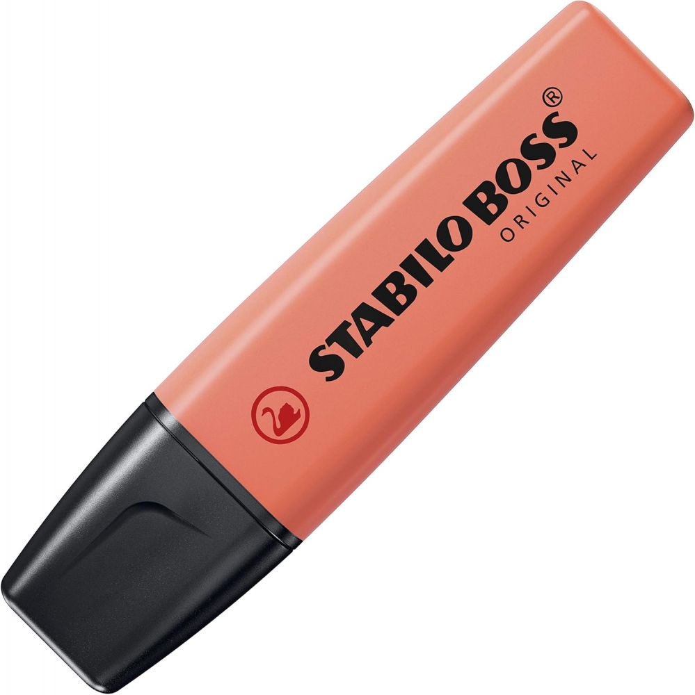 Text Marker, Stabilo, Boss Original Pastel, Coral Red