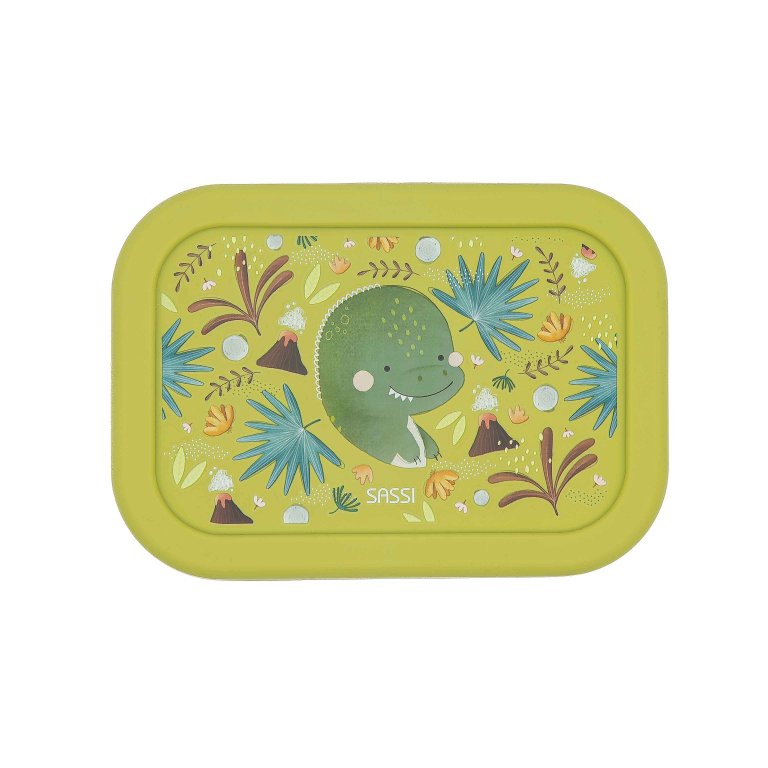 Silicone lunch box divider, Sassi, Dinosaur