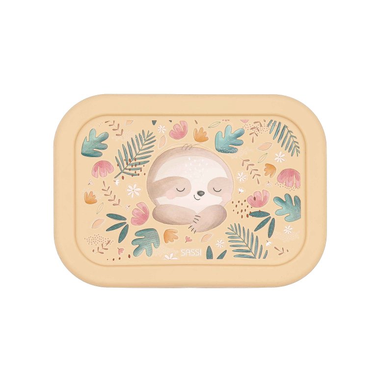 Silicone lunch box divider, Sassi, Sloth