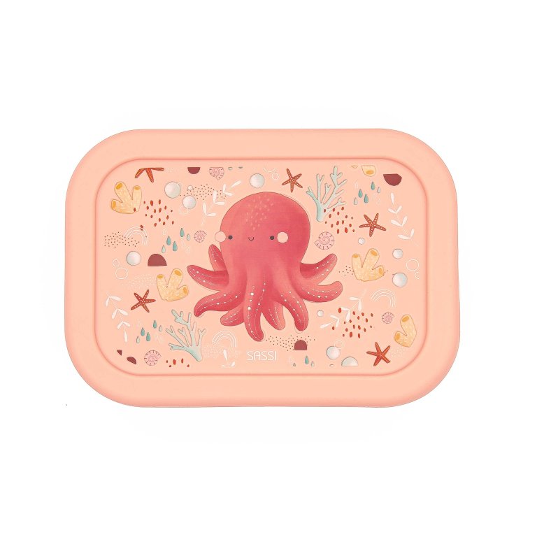 Silicone lunch box divider, Sassi, Octopus