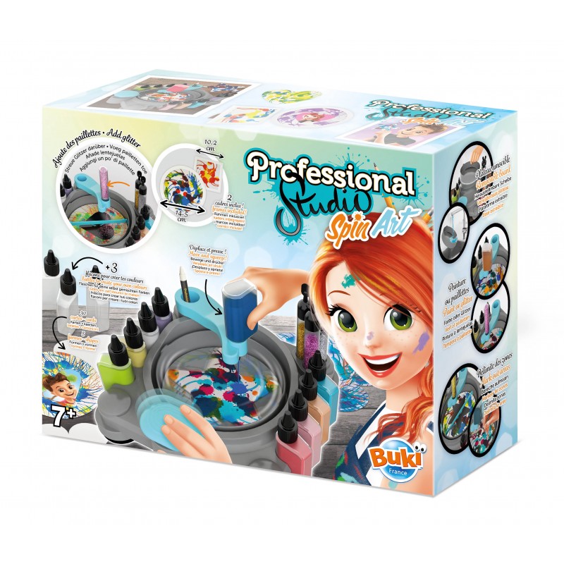 Creative Kit, Buki France, Drawing Studio, Spin art
