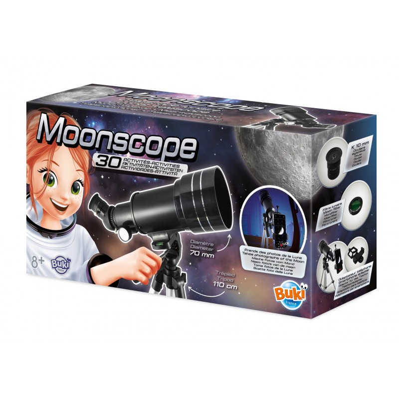 Educational toy, Buki France, Moon telescope with 30 functions