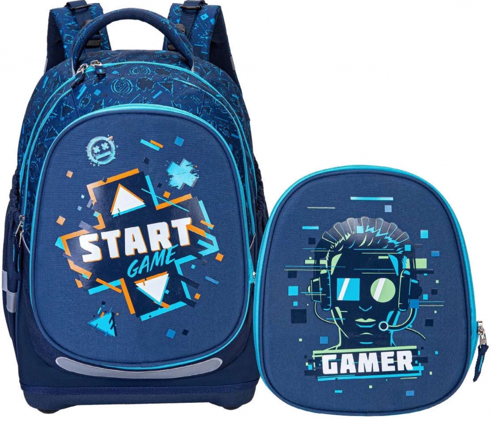 School backpack, Kstationery, Made to Last, Start Game 2in1, 43 x 31 x 18 cm