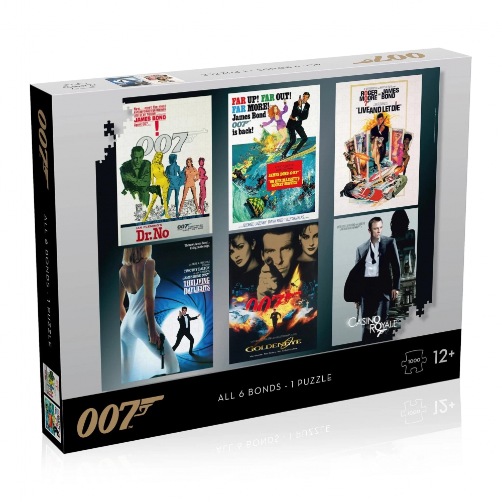 Puzzle, Winning Moves, James Bond 007, Acting Debut, 1000 pieces