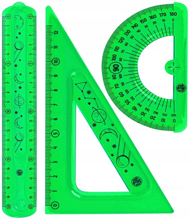 Geometric set, Astra, Flexi, 3 parts