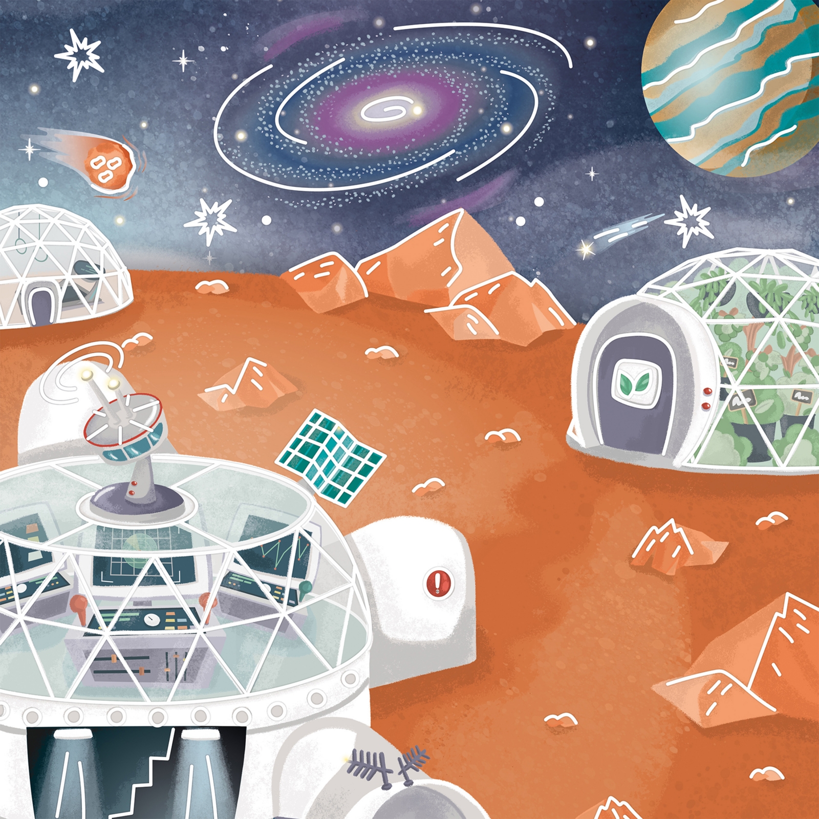 Creative kit, Hape, DIY magnets, Life on Mars, 17 pieces ᐉ — mbgtoys.com
