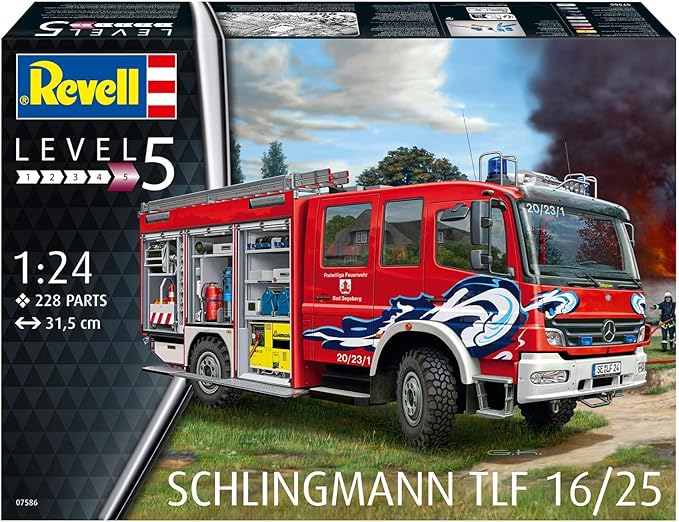 Assembly model, Revell, Schlingmann TLF 16/25 Fire Truck ᐉ — mbgtoys.com