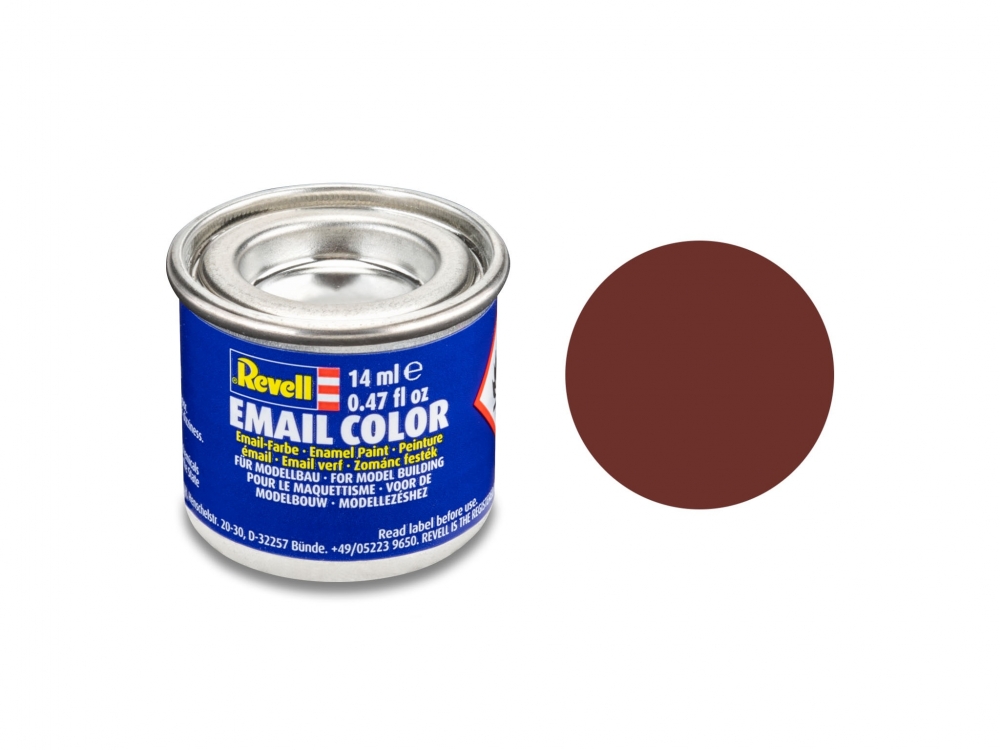 Емайлна боя, Revell, Email Color, Червеникаво-кафяво мат, 14 мл