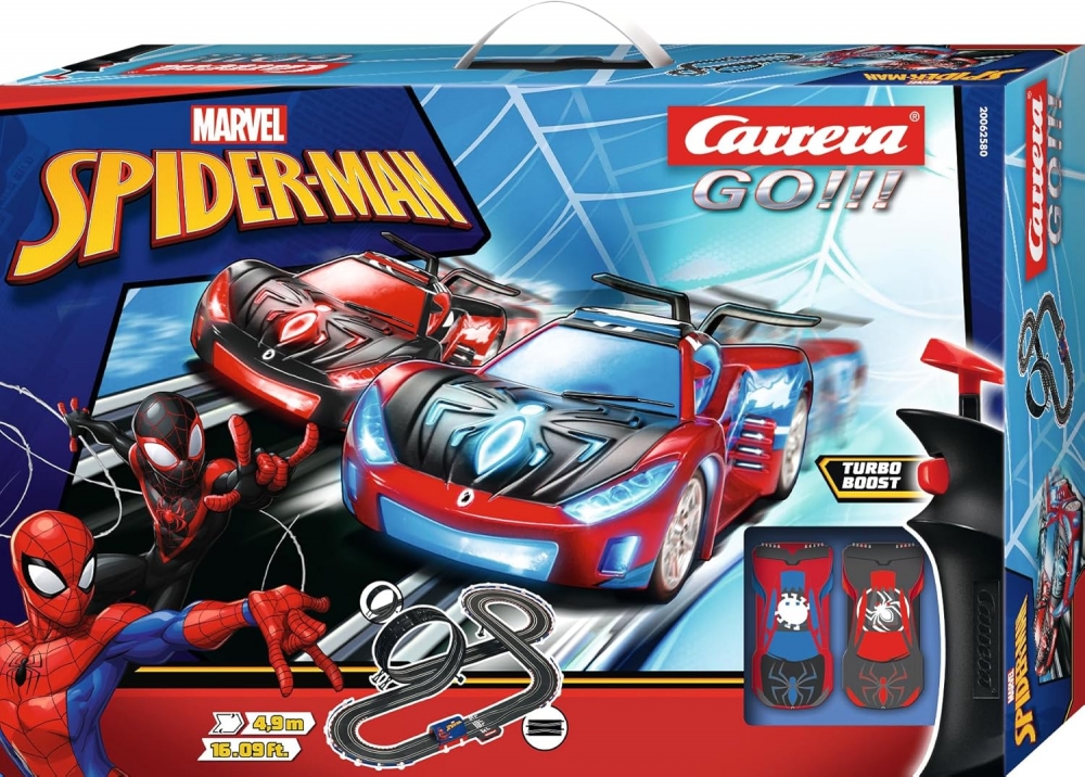 Racing track, Carrera, Spidey and friends, 4.9m ᐉ — mbgtoys.com