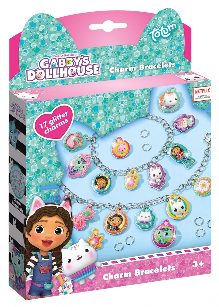 Творчески комплект, Totum, Gabby′s Dollhouse, Направи сам гривни, 2 броя