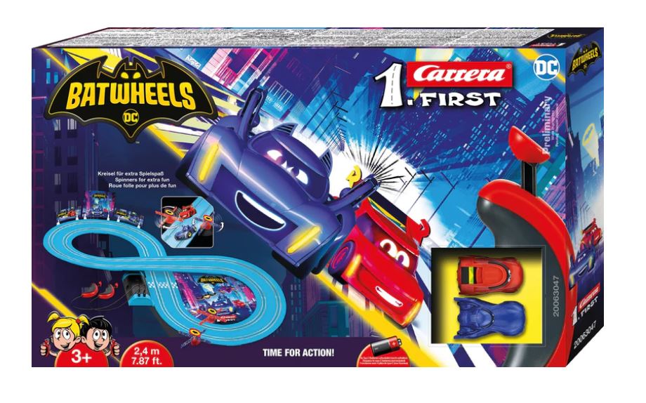 Race track, Carrera, Batwheels, Action Time, 2.4m ᐉ — mbgtoys.com
