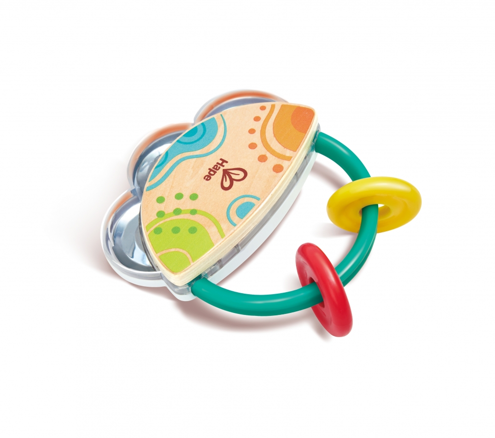 Дървена бебешка тамборина, Hape