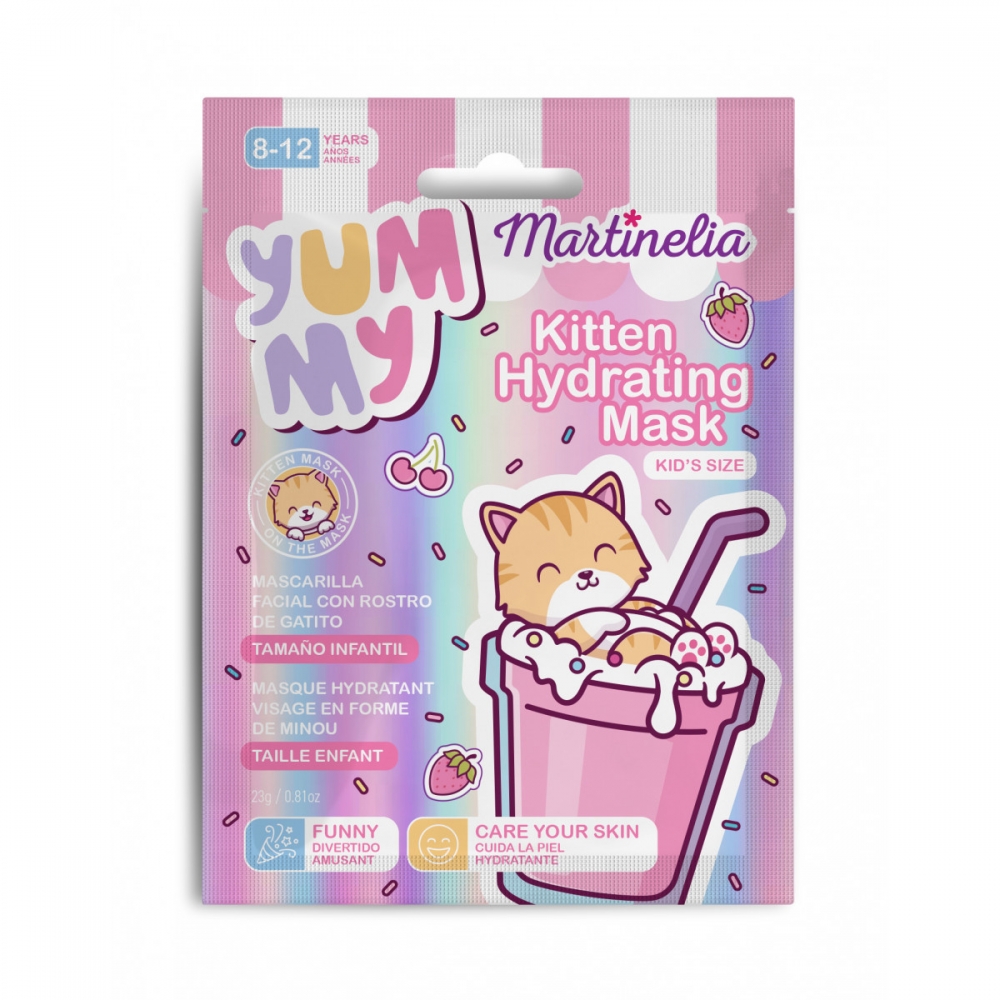 Хидратираща маска за лице, Martinelia, Yummy, Коте