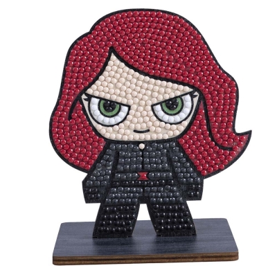 Set de broderie cu diamante, Craft Buddy, Crystal Art Buddies, Black Widow, 7 piese