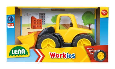 Play cart, Lena, Bulldozer, Workies, 14 cm
