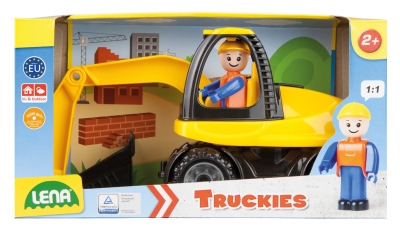 Toy cart, Lena, Excavator, Truckies, 25 cm
