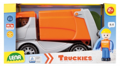 Play cart, Lena, Garbage truck, Truckies, 22 cm