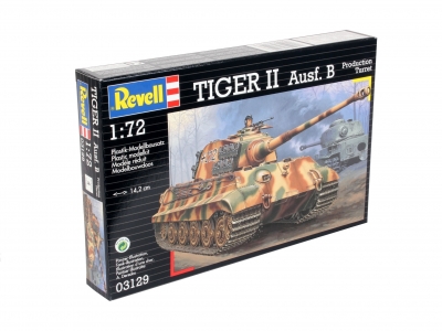 Machetă de asamblare, Revell, tanc Tiger II Ausf. B, 144 de piese