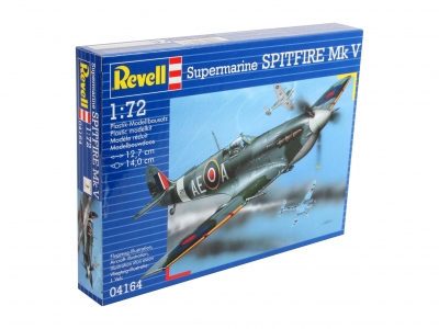 Machetă de asamblare, Revell, avion de vânătoare Spitfire Mk.V, 39 de piese