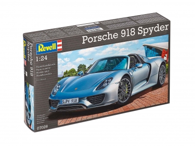 Machetă de asamblat, Revell, Porsche 918 Spyder, 129 de piese