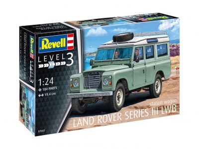 Machetă de asamblare, Revell, Land Rover Seria III LWB, 184 de piese
