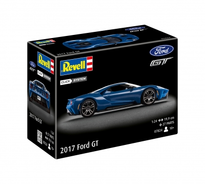 Machetă de asamblat, Revell, Easy Click, Mașină Ford GT 2017, 27 de piese