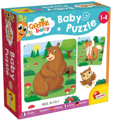 Puzzle educativ, Lisciani, Carotina, Pădurea