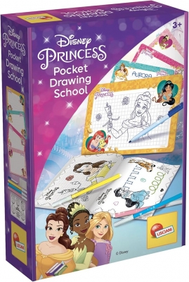 Creative set, Lisciani, Disney Princess, Drawing School, Pocket