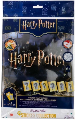 Kit de broderie cu diamante, Craft Buddy, Album de colecție Harry Potter - pachet de început cu autocolante