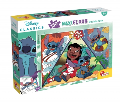 Puzzle, Lisciani, Lilo Stitch, Double-sided puzzle 150 pieces