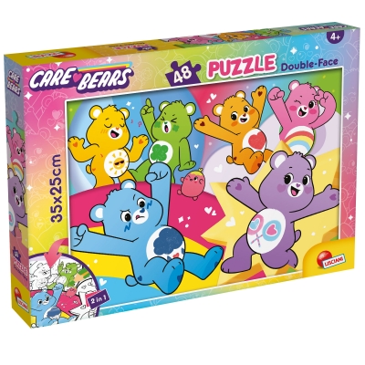 Puzzle, Lisciani, Ursuletii Grija, puzzle fata-verso 48 de piese