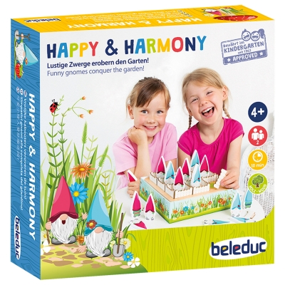 Wooden board game, Beleduc, Happy and Harmony, 41 pieces