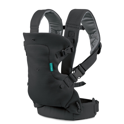 Marsupiu ergonomic pentru bebeluși, Infantino, 4 în 1, Gri închis, de la 3,6 la 14,5 kg