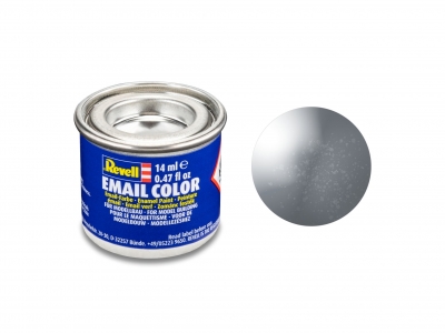 Vopsea emailată, Revell, Email Color, Metalizat Oțel, 14 ml