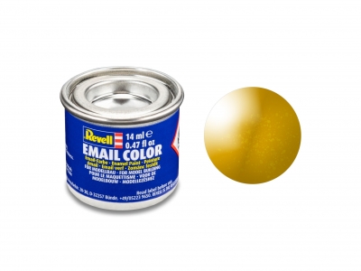 Vopsea emailată, Revell, Email Color, Alamă metalizată, 14 ml