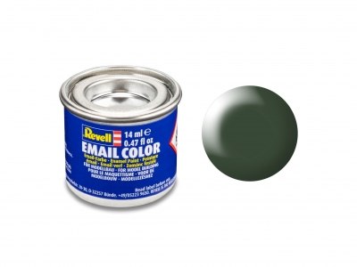 Vopsea emailată, Revell, Email Color, Verde închis mătăsos, 14 ml