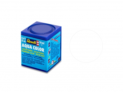 Acrylic paint, Revell, Aqua Color, White matte, 18 ml