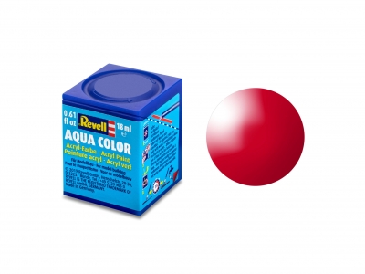 Acrylic paint, Revell, Aqua Color, Red gloss, 18 ml