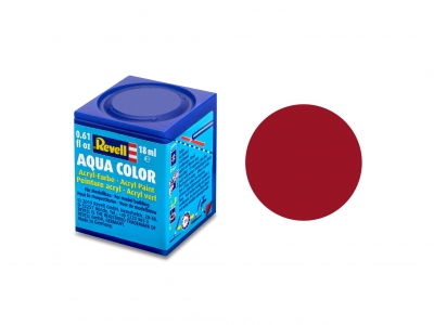 Vopsea acrilică, Revell, Aqua Color, Roșu intens mat, 18 ml