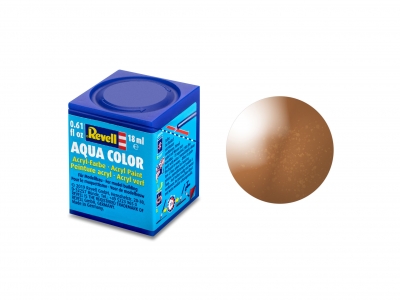 Acrylic paint, Revell, Aqua Color, Bronze metallic, 18 ml