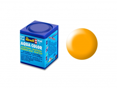 Acrylic paint, Revell, Aqua Color, Silky Yellow, 18 ml