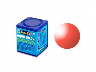 Vopsea acrilică, Revell, Aqua Color, Roșu pur, 18 ml
