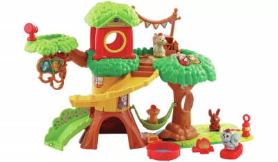 Play set, Vtech, Fun tree house with animals, 33 x 45 x 13.3 cm