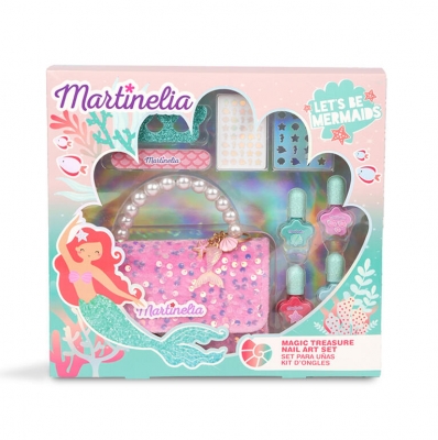 Комплект за маникюр с чантичка, Martinelia, Русалки, 9 части
